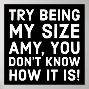 Tammy en Amy sisters quoute proberen mijn maat Amy Poster