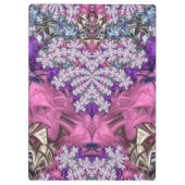 TAMMY ~ FLORAL! ~ Paars roze wit en blauw ~ Klembord (Achterkant)