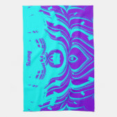 TAMMY ~ FLUORO SHADES ~ 3D ~ Paars Aqua ~ Theedoek (Verticaal)