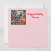 TAMMY ~ Gelukkige Verjaardag ~ Bright Birds ~ (Achterkant)