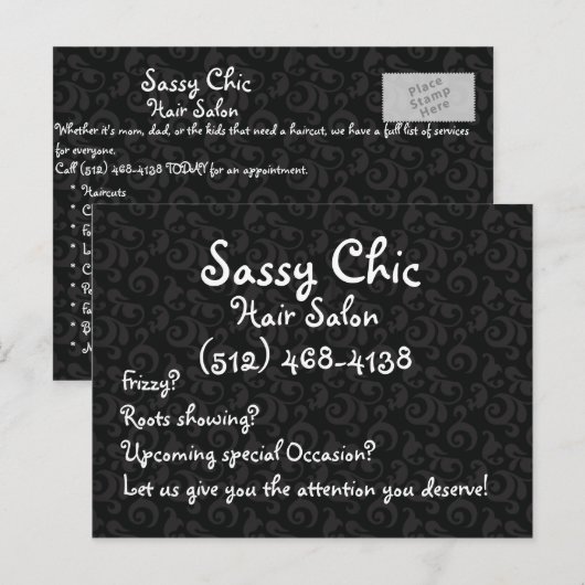 Tammy Marketing briefkaarten (Voorkant / Achterkant)