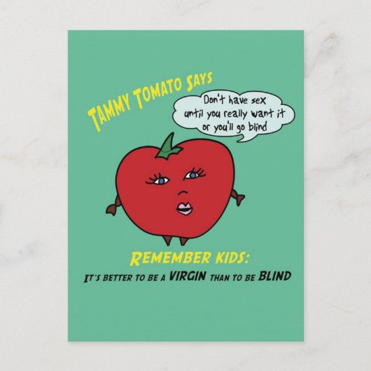 Tammy Tomato Briefkaart (Voorkant)