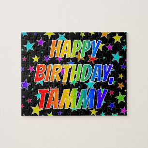 "TAMMY" Voornaam, geun "HAPPY BIRTHDAY" Legpuzzel