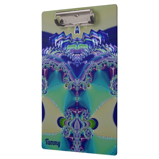 TAMMY ~ WOW! VREEMD! Aqua Geel Blauw en Groen Klembord (Links)