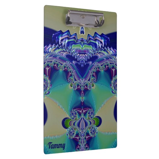 TAMMY ~ WOW! VREEMD! Aqua Geel Blauw en Groen Klembord (Rechts)