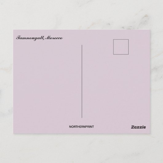 Tamnougalt Marokko Briefkaart (Achterkant)
