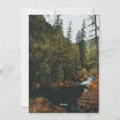 Tamolitch-Herfsten (blauwe pool) Feestdagenkaart (Achterkant)