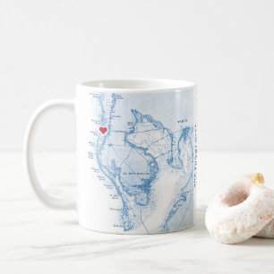 Tampa Bay Florida Beach House Decor Gift Koffiemok
