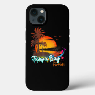 Tampa Bay Florida Beach Summer Vacation Palm Trees Case-Mate iPhone Case