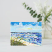 Tampa Bay Florida Beach Sunshine Skyway Bridge Briefkaart (Staand voorkant)