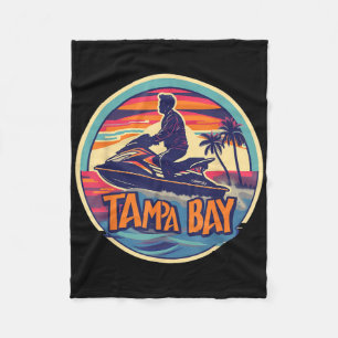 Tampa Bay Florida Jetski Varend Water Golfwateren Fleece Deken