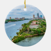 Tampa Bay, Florida Keramisch Ornament (Achterkant)