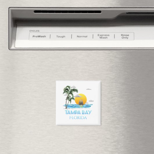 Tampa Bay Florida Sailing Magneet (Insitu (Vaatwasser))