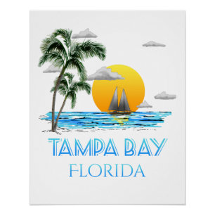 Tampa Bay Florida Sailing Perfect Poster