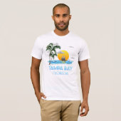 Tampa Bay Florida Sailing T-shirt (Voorkant volledig)