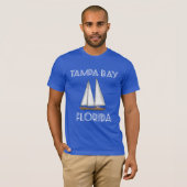 Tampa Bay Florida Sailing T-shirt (Voorkant volledig)
