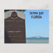Tampa Bay Florida Sunshine Skyway Bridge Briefkaart (Voorkant)