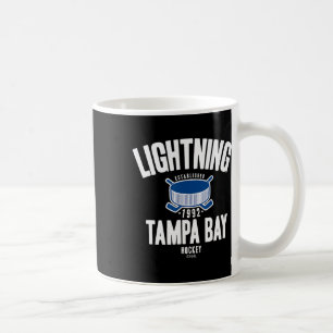 Tampa Bay Lightning Hockey Puck Zwart Officieel Ge Koffiemok