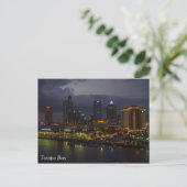 Tampa Bay Night Skyline Briefkaart (Staand voorkant)