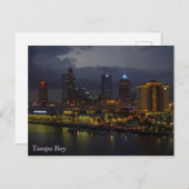 Tampa Bay Night Skyline Briefkaart (Voorkant / Achterkant)