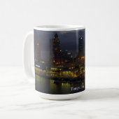 Tampa Bay Night Skyline Koffiemok (Voorkant links)