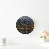 Tampa Bay Night Skyline Ronde Klok (Huis)