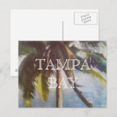 Tampa Bay Palmboom Ansichtkaart Briefkaart (Voorkant / Achterkant)