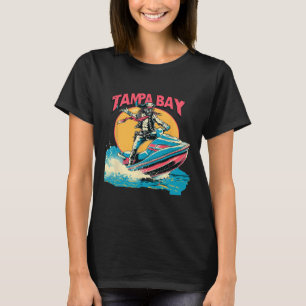 Tampa Bay Piraat Florida Jetski Varend Grappig Gas T-shirt