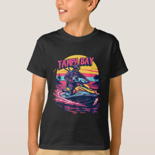 Tampa Bay Piraat Florida Jetski Varend Grappig Gas T-shirt