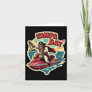 Tampa Bay Pirate Florida Jetski Boating Funny Gasp Kaart