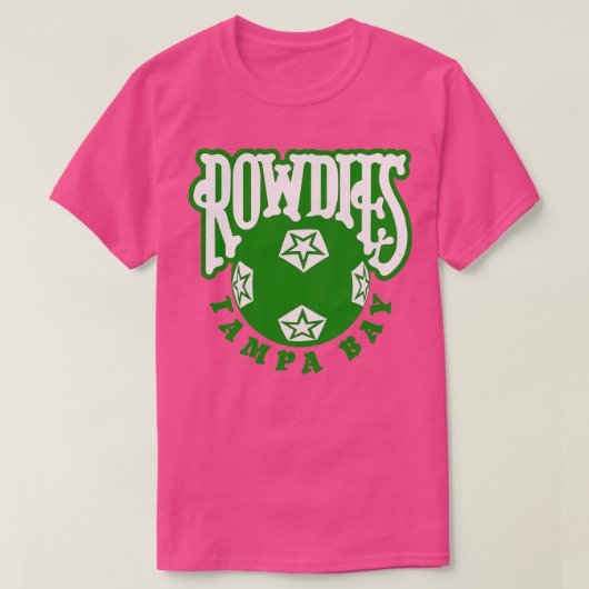 Tampa Bay Rowdies NASL 1981 T-shirt (Design voorkant)