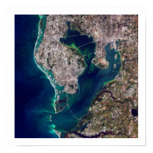 Tampa Bay Satellite Afbeelding