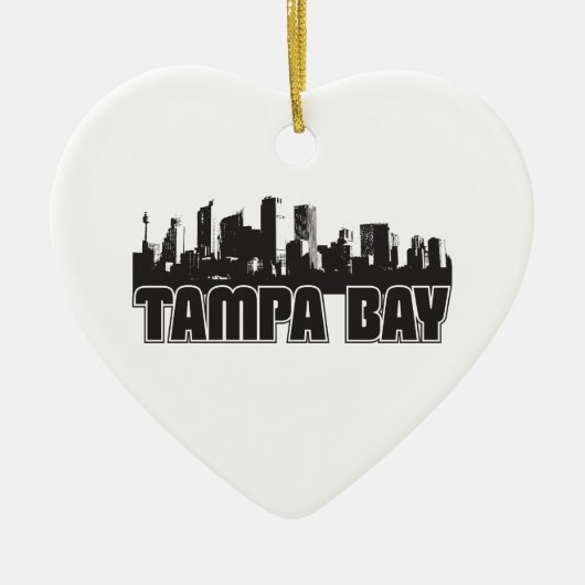 Tampa Bay Skyline Keramisch Ornament (Voorkant)