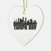 Tampa Bay Skyline Keramisch Ornament (Links)