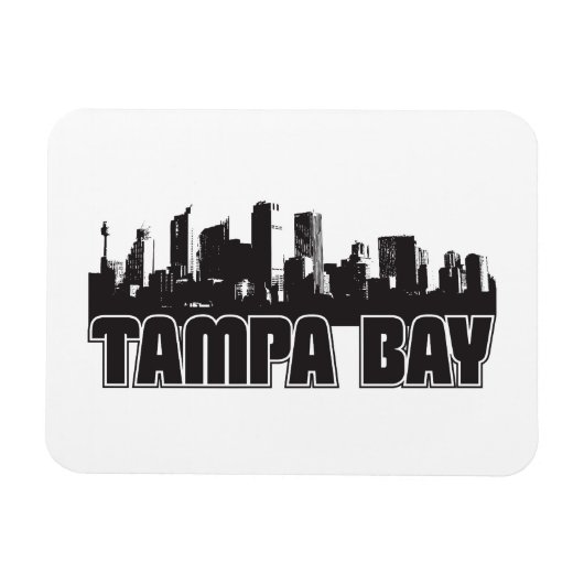 Tampa Bay Skyline Magneet (Horizontaal)