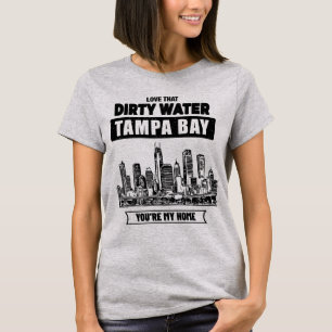 Tampa Bay You're My Home_Text Zwart T-shirt