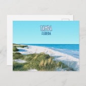 Tampa Beach Florida Vintage Briefkaart (Voorkant / Achterkant)