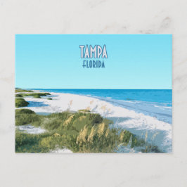 Tampa Beach Florida Vintage Briefkaart