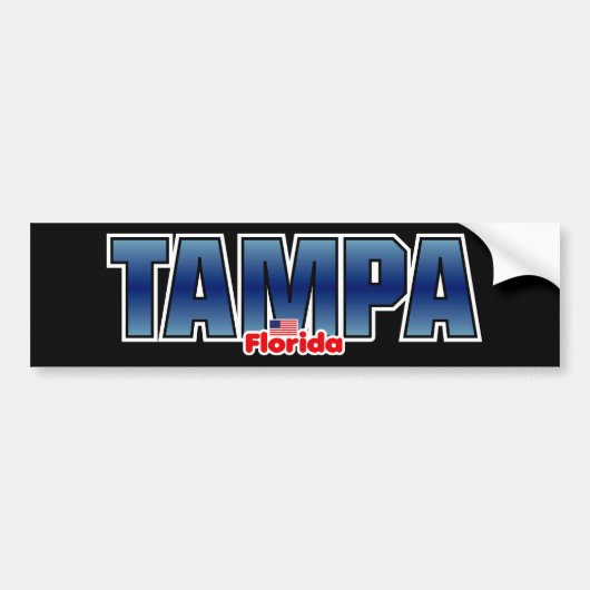 Tampa Bumper Bumpersticker (Voorkant)