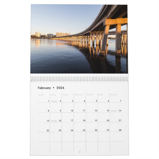 Tampa Calendar Kalender (Feb 2026)