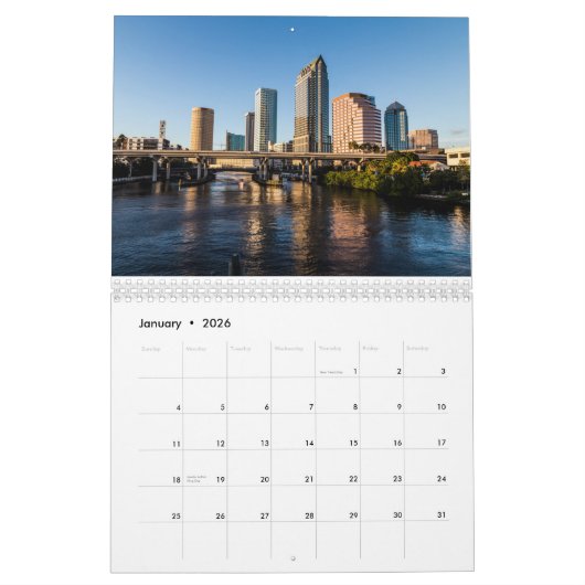 Tampa Calendar Kalender (Jan 2026)