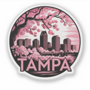 Tampa City Florida Verenigde Staten Sticker