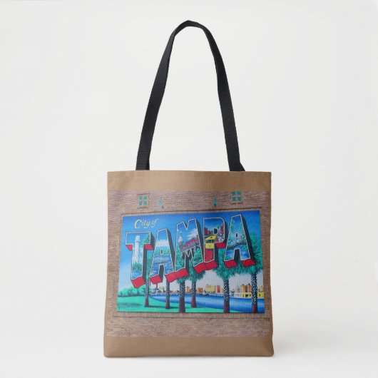 Tampa City Mural Tote Bag (Voorkant)