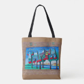 Tampa City Mural Tote Bag (Achterkant)