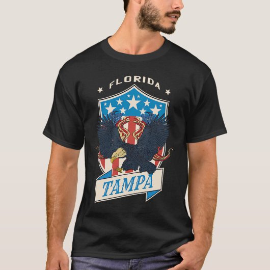 Tampa City National Florida Day T-shirt (Voorkant)