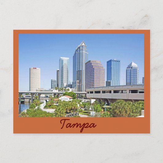 Tampa, de volgende grootste stad van Amerika Briefkaart (Voorkant)