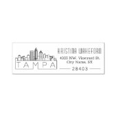 Tampa, FL | Aangepast zelfinkend stempel voor adre (Design)