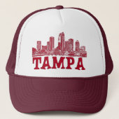 Tampa Fl Skyline Gear Trucker Pet (Voorkant)