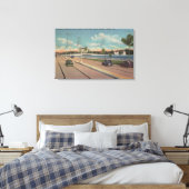 Tampa, FL - Uitzicht van Bayshore Blvd, Bridge Canvas Afdruk (Insitu (Slaapkamer))