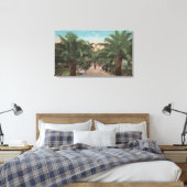 Tampa, FL - Uitzicht van de Ingang van het Park Ba Canvas Afdruk (Insitu (Slaapkamer))